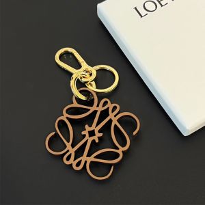 Loewe Anagram Charm In Calfskin Brown