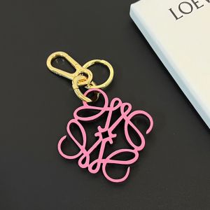 Loewe Anagram Charm In Calfskin Pink