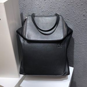 Loewe Goya Backpack In Classic Calfskin Black