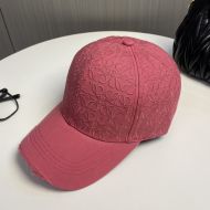 Loewe Anagram Baseball Cap In Jacquard and Canvas Rose