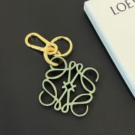 Loewe Anagram Charm In Calfskin Green