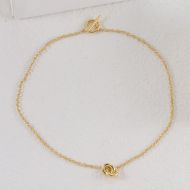 Loewe Donut Link Necklace In Metal Gold
