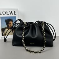 Loewe Medium Flamenco Purse In Mellow Calfskin Black