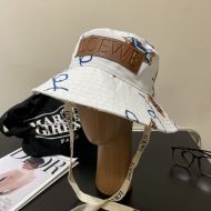 Loewe Paula's Ibiza Mermaid Fisherman Hat In Canvas White