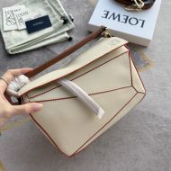 Loewe Small Puzzle Bag In Classic Calfskin Beige 
