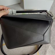 Loewe Small Puzzle Edge Bag In Classic Calfskin Black