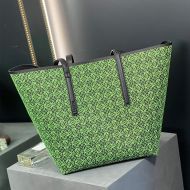 Loewe T Tote In Anagram Jacquard Green