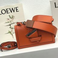 Loewe Medium Barcelona Bag Box Calfskin In Orange