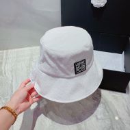 Loewe Logo Anagram Bucket Hat Cotton In White