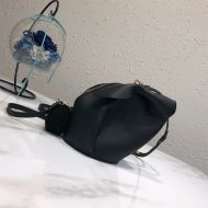 Loewe Mini Bunny Bag Grained Calfskin In Black