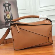 Loewe Puzzle Bag Classic Calfskin In Brown