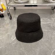 Loewe Reversible Anagram Bucket Hat Jacquard and Nylon In Black