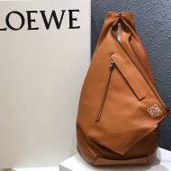 Loewe Small Anton Backpack Classic Calfskin In Brown