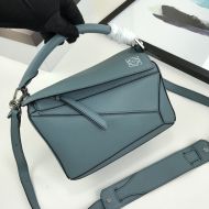 Loewe Small Puzzle Bag Classic Calfskin In Sky Blue 