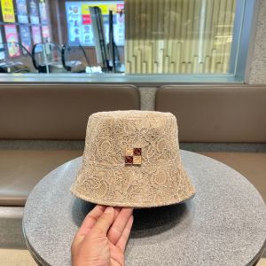 Loewe Reversible Lace Embroidered Bucket Hat In Khaki